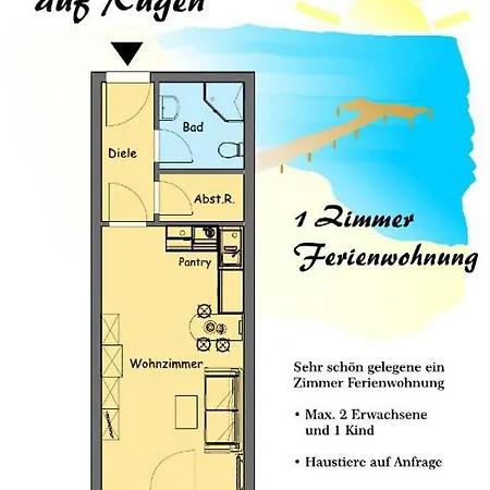 Ferienapartment Haus Baltic 1og09 *